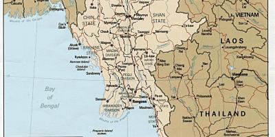 Myanmar carte hd