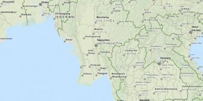 Carte Gps pour le Myanmar